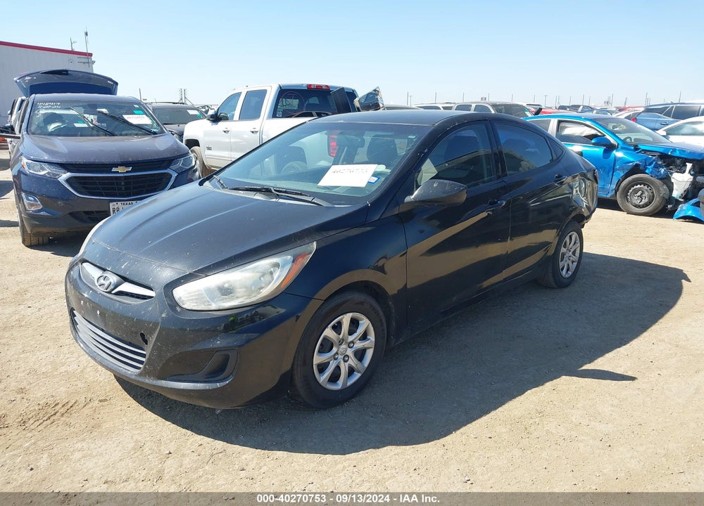2012 HYUNDAI ACCENT GLS VIN: KMHCT4AE6CU260949