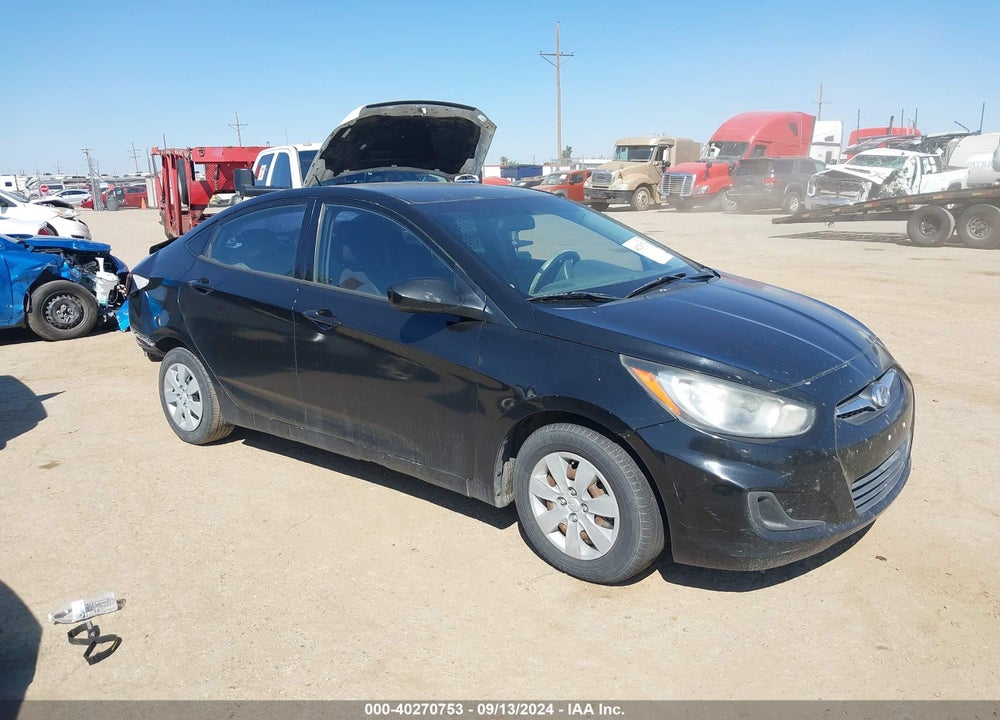 2012 HYUNDAI ACCENT GLS VIN: KMHCT4AE6CU260949