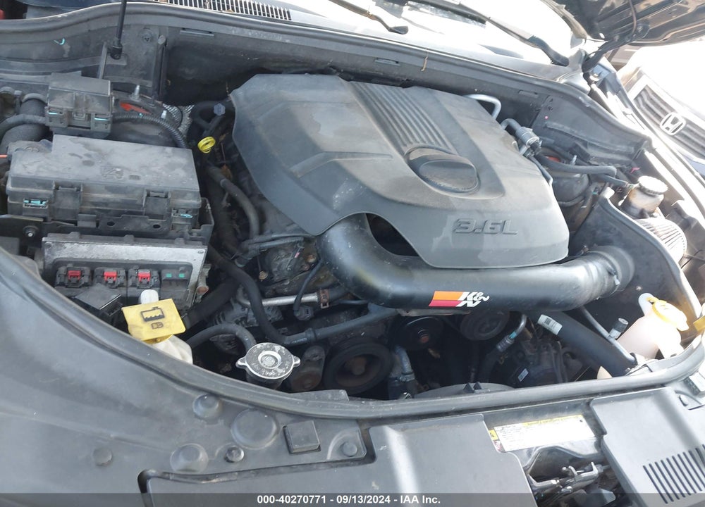 2011 DODGE DURANGO CREW VIN: 1D4RE4GG8BC705037