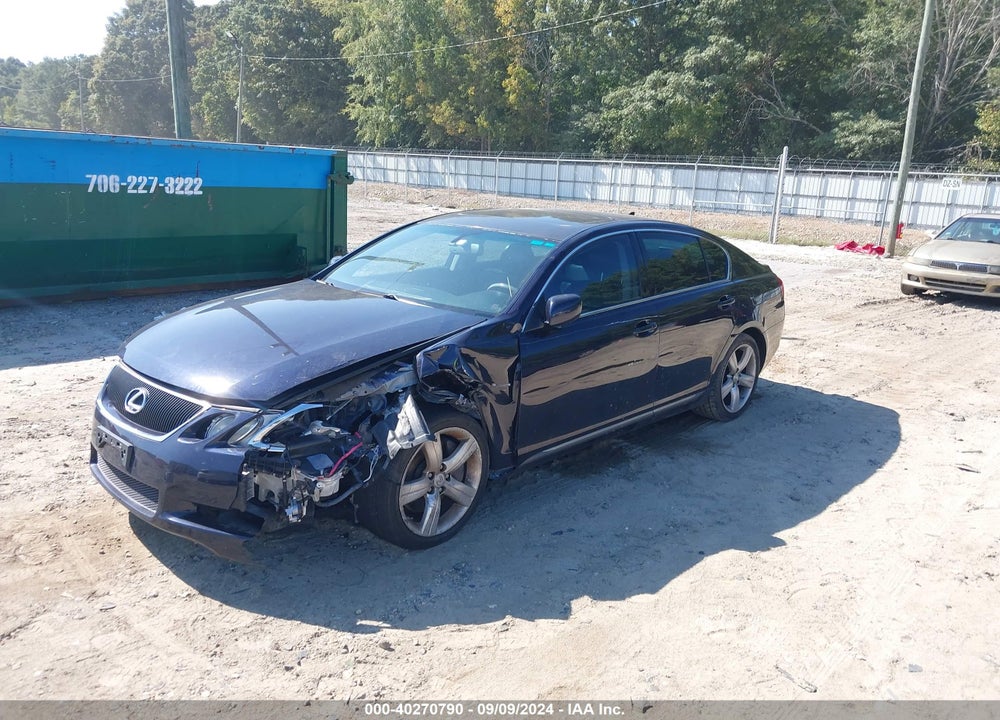 2007 LEXUS GS 350 VIN: JTHBE96S670021595
