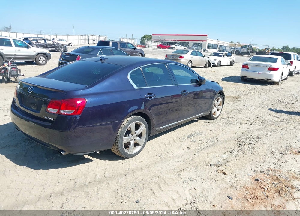 2007 LEXUS GS 350 VIN: JTHBE96S670021595