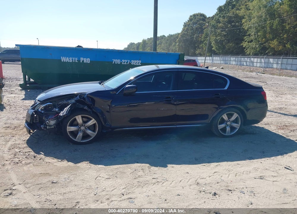 2007 LEXUS GS 350 VIN: JTHBE96S670021595
