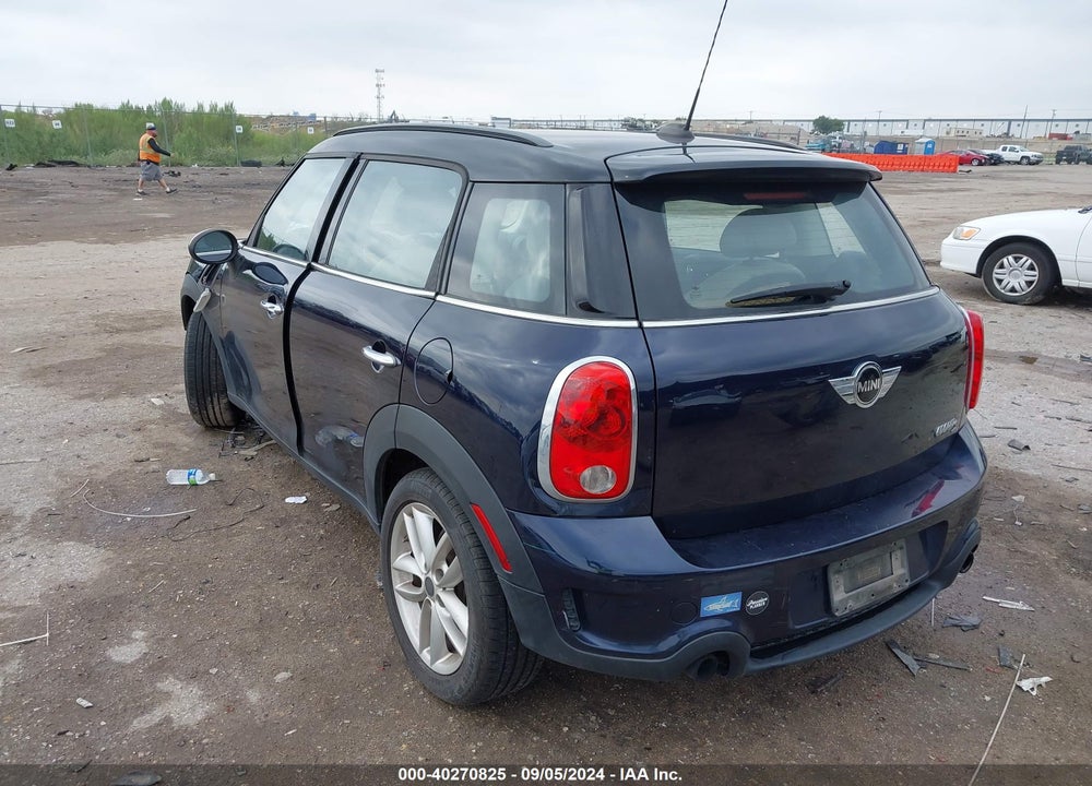 2012 MINI COOPER COUNTRYMAN S VIN: WMWZC3C52CWL81954