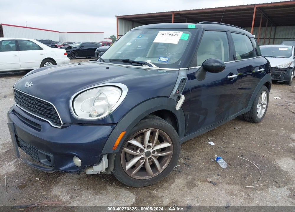 2012 MINI COOPER COUNTRYMAN S VIN: WMWZC3C52CWL81954