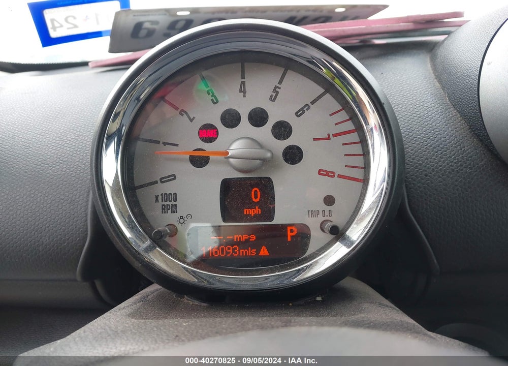 2012 MINI COOPER COUNTRYMAN S VIN: WMWZC3C52CWL81954