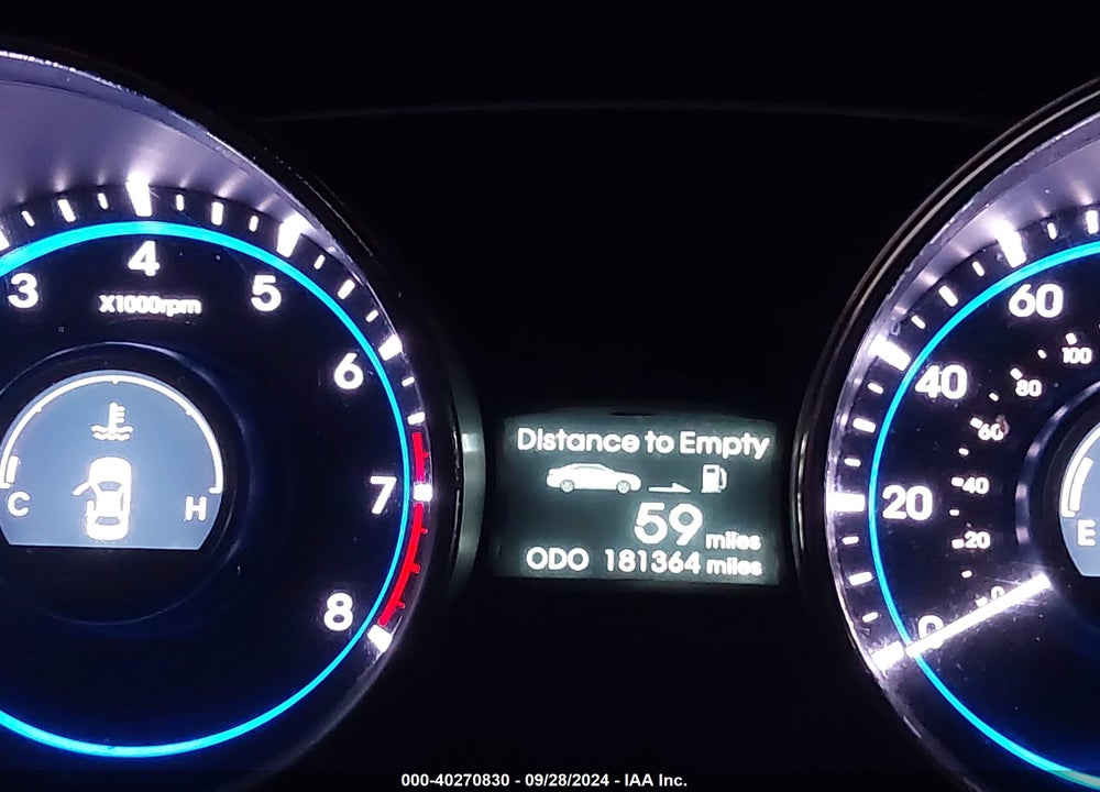 2012 HYUNDAI SONATA SE VIN: 5NPEC4AC8CH391581