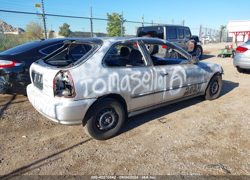 2000 HONDA CIVIC CX VIN: 2HGEJ6422YH103883