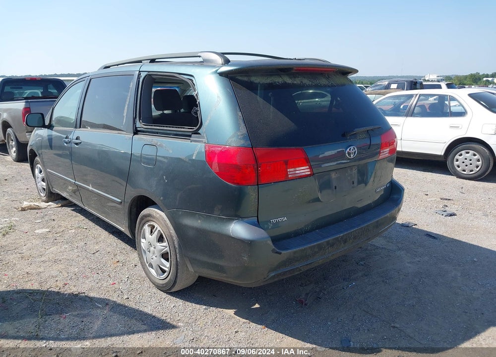 2004 TOYOTA SIENNA LE VIN: 5TDZA23C54S073549