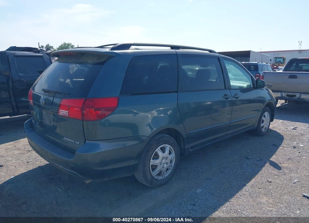 2004 TOYOTA SIENNA LE VIN: 5TDZA23C54S073549
