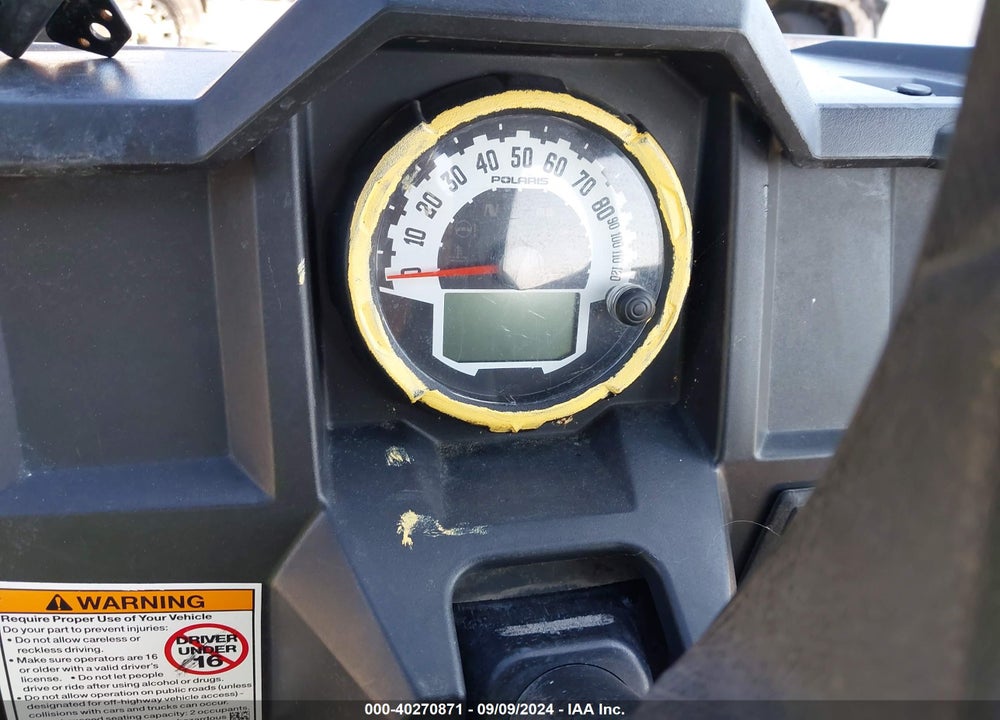 2015 POLARIS RANGER 570 VIN: 3NSRMA570FE368054