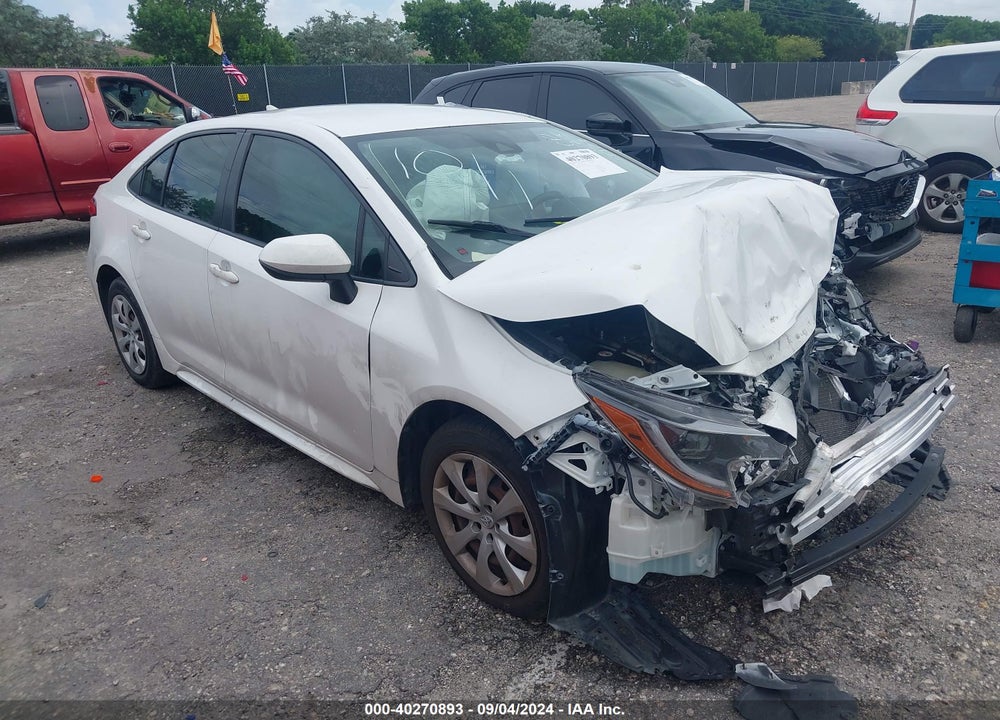 2020 TOYOTA COROLLA LE VIN: JTDEPRAEXLJ029973