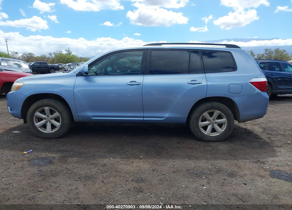 2010 TOYOTA HIGHLANDER BASE V6 VIN: JTEZK3EH7A2102303