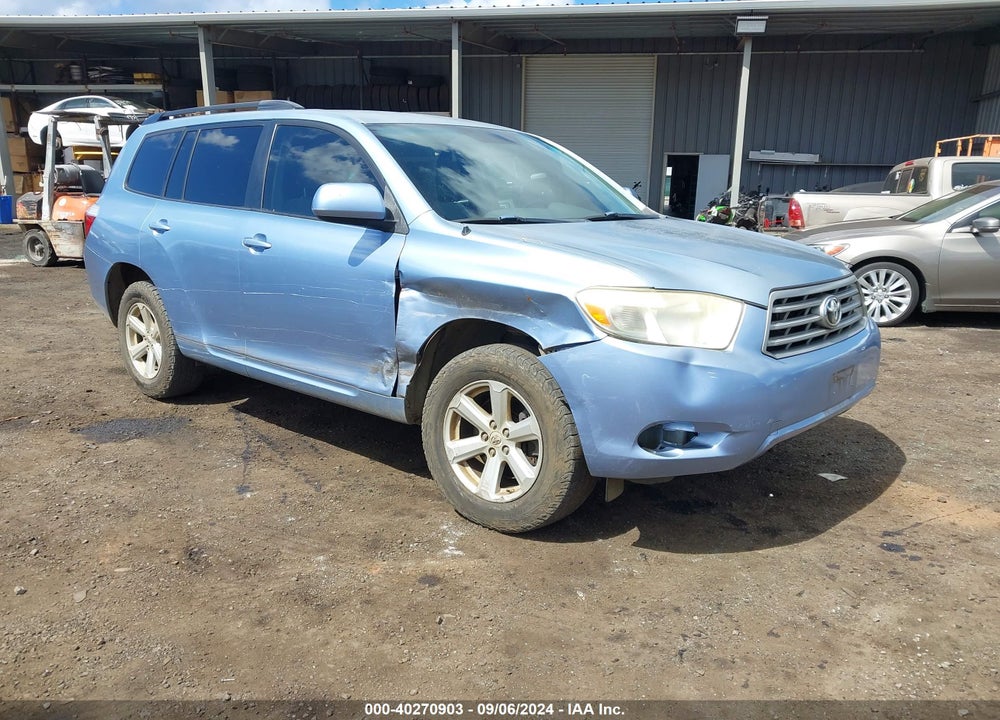 2010 TOYOTA HIGHLANDER BASE V6 VIN: JTEZK3EH7A2102303