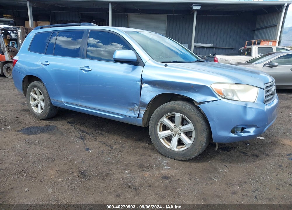 2010 TOYOTA HIGHLANDER BASE V6 VIN: JTEZK3EH7A2102303