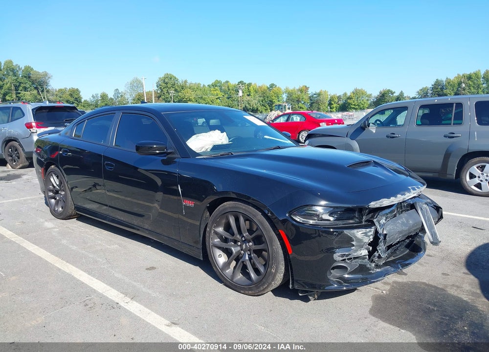 2022 DODGE CHARGER SCAT PACK VIN: 2C3CDXGJXNH268022