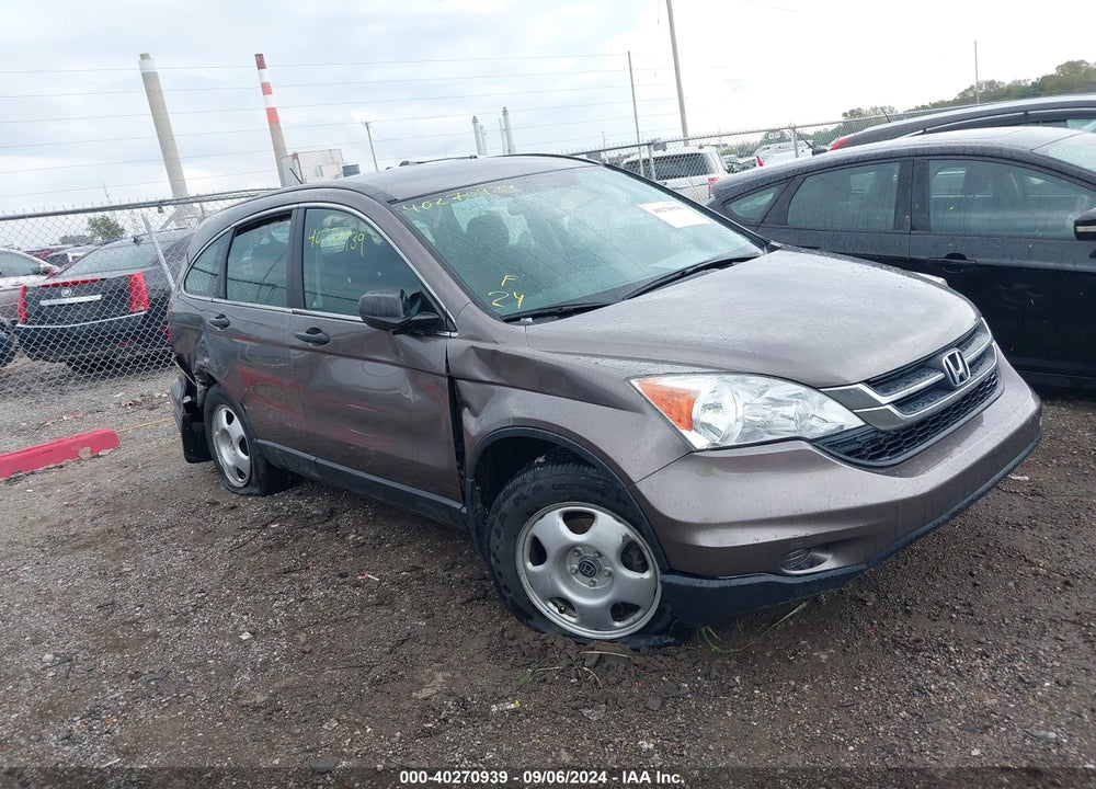 2010 HONDA CR-V LX VIN: 5J6RE4H37AL093351