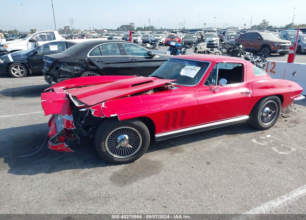 1965 CHEVROLET CORVETTE VIN: 0000194675S123451