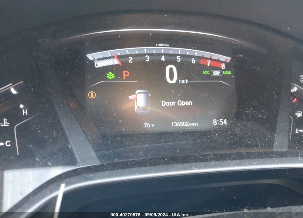 2018 HONDA CR-V TOURING VIN: 7FARW2H98JE096651