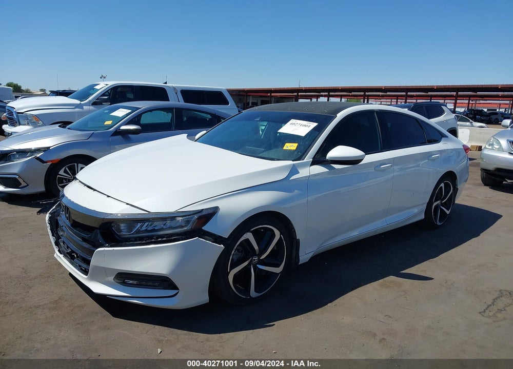 2019 HONDA ACCORD SPORT VIN: 1HGCV1F3XKA031485