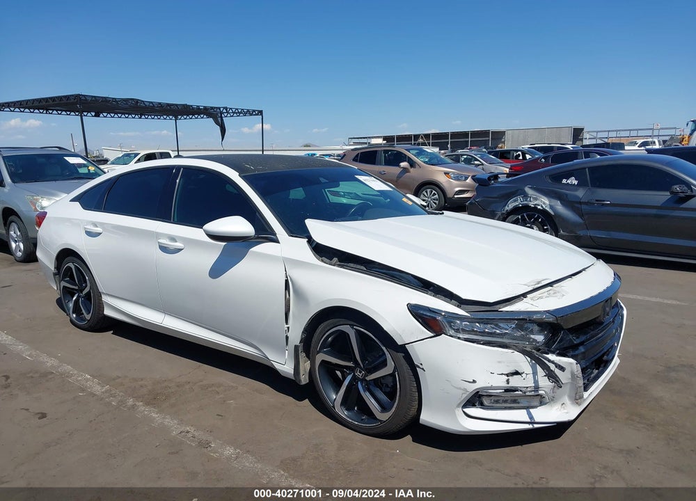 2019 HONDA ACCORD SPORT VIN: 1HGCV1F3XKA031485