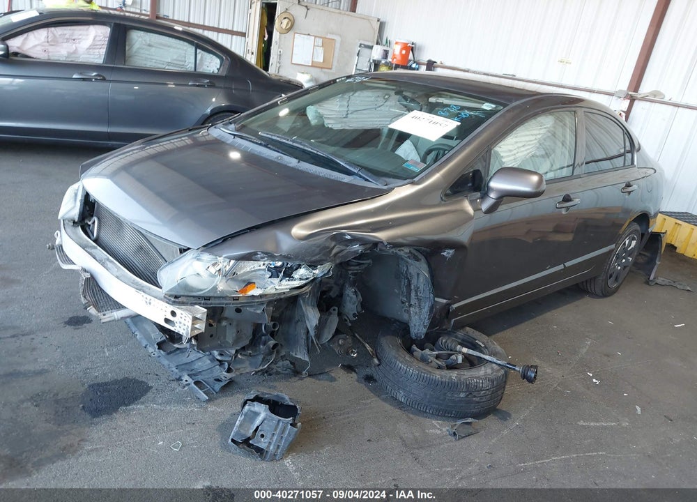 2010 HONDA CIVIC LX VIN: 19XFA1F51AE056635