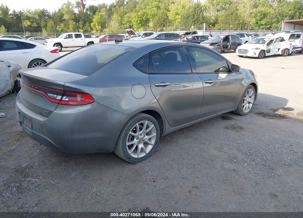 2013 DODGE DART SXT VIN: 1C3CDFBA0DD153555