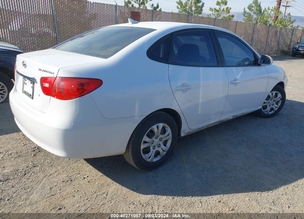2010 HYUNDAI ELANTRA GLS VIN: KMHDU4AD2AU122623