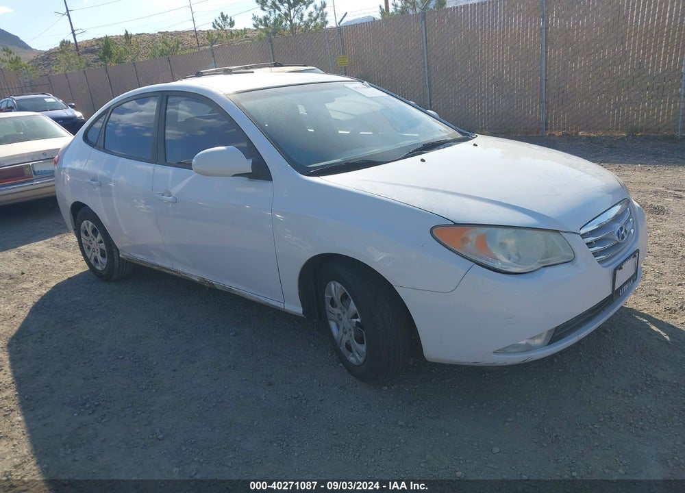 2010 HYUNDAI ELANTRA GLS VIN: KMHDU4AD2AU122623