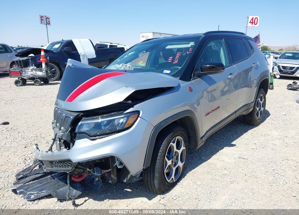 2022 JEEP COMPASS TRAILHAWK 4X4 VIN: 3C4NJDDB8NT224391