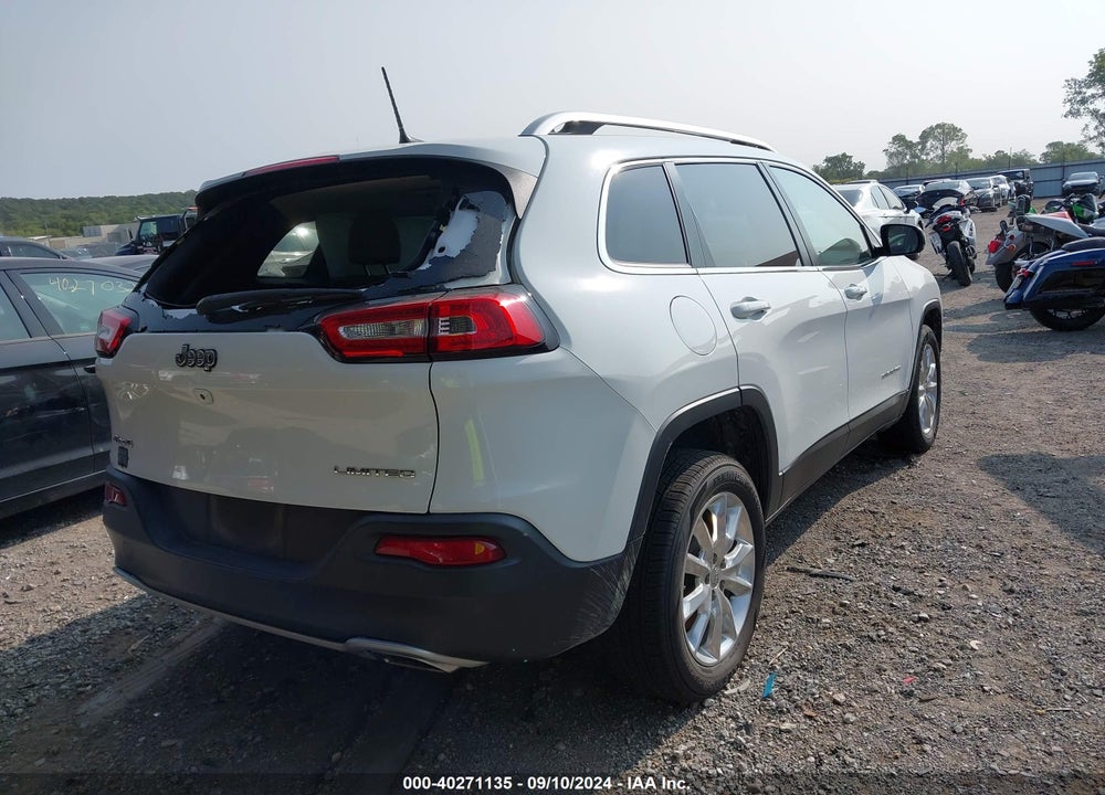 2016 JEEP CHEROKEE LIMITED VIN: 1C4PJMDSXGW286378