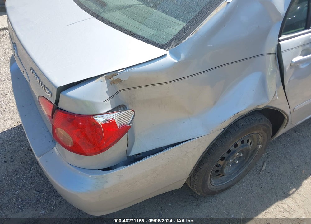 2005 TOYOTA COROLLA LE VIN: 2T1BR32E15C428407