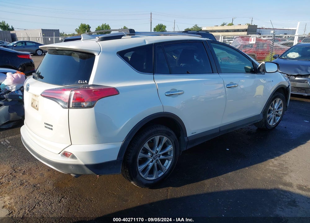 2016 TOYOTA RAV4 HYBRID LIMITED VIN: JTMDJREV3GD057707