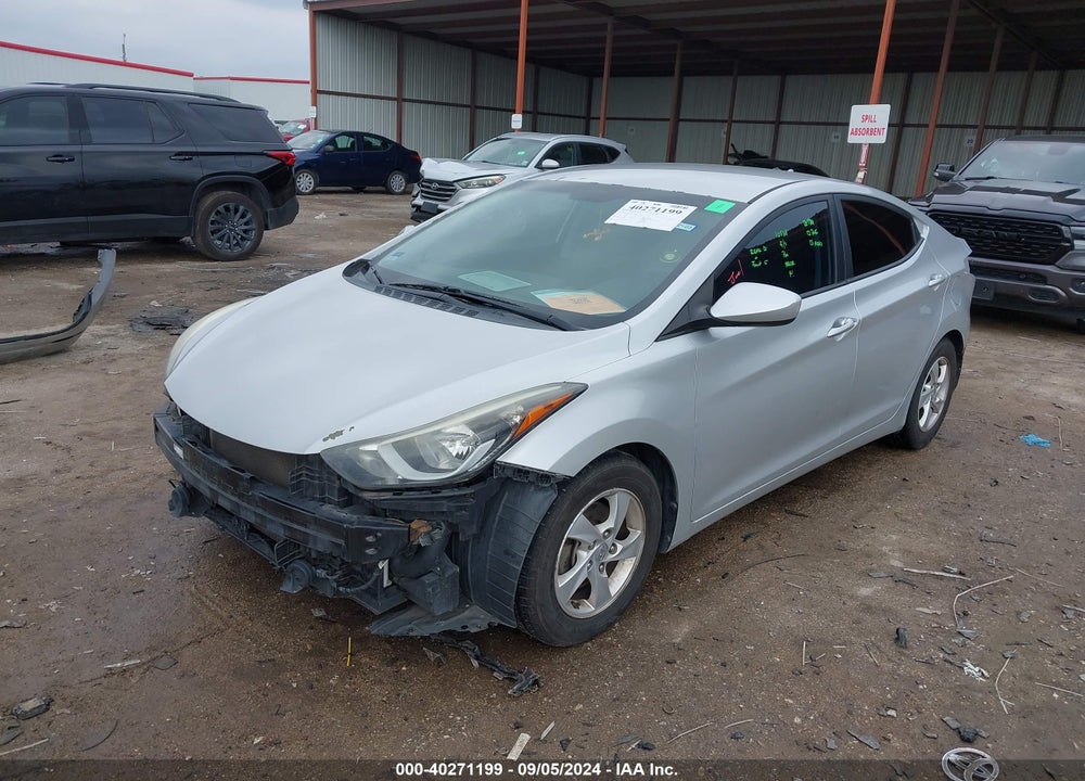 2015 HYUNDAI ELANTRA SE VIN: 5NPDH4AE1FH549083