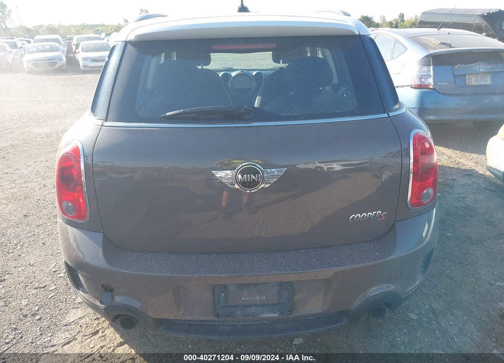 2012 MINI COOPER COUNTRYMAN S VIN: WMWZC3C59CWM27473