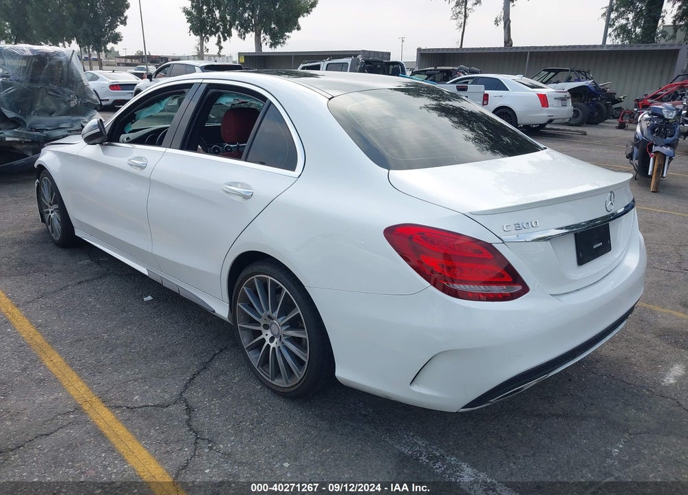 2017 MERCEDES-BENZ C 300 LUXURY/SPORT VIN: 55SWF4JB1HU200963