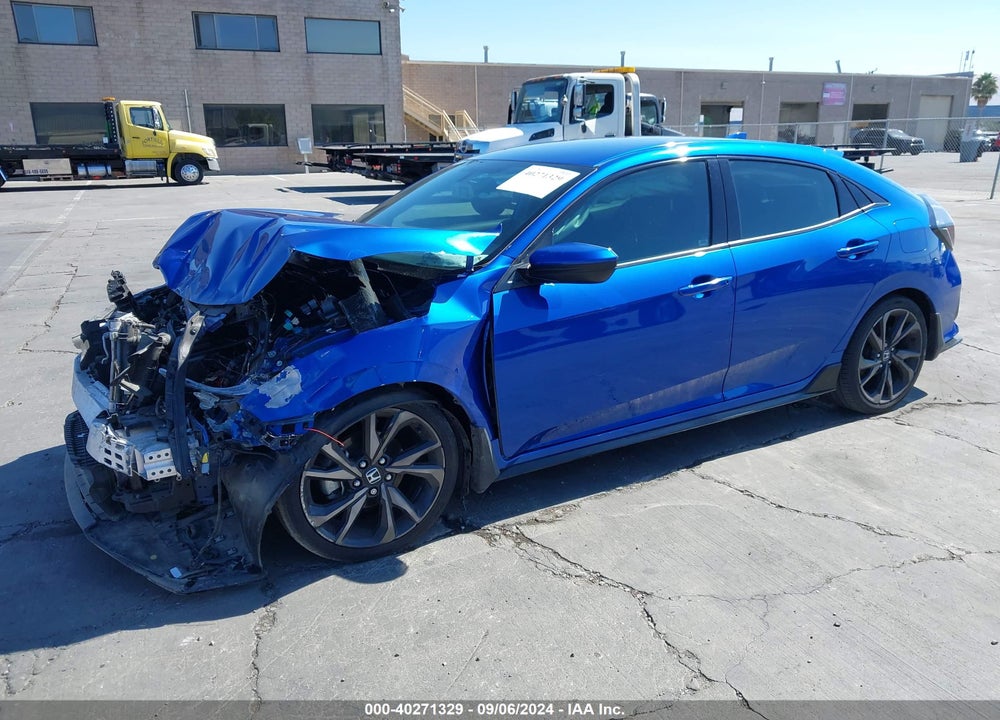2018 HONDA CIVIC SPORT VIN: SHHFK7H45JU429995