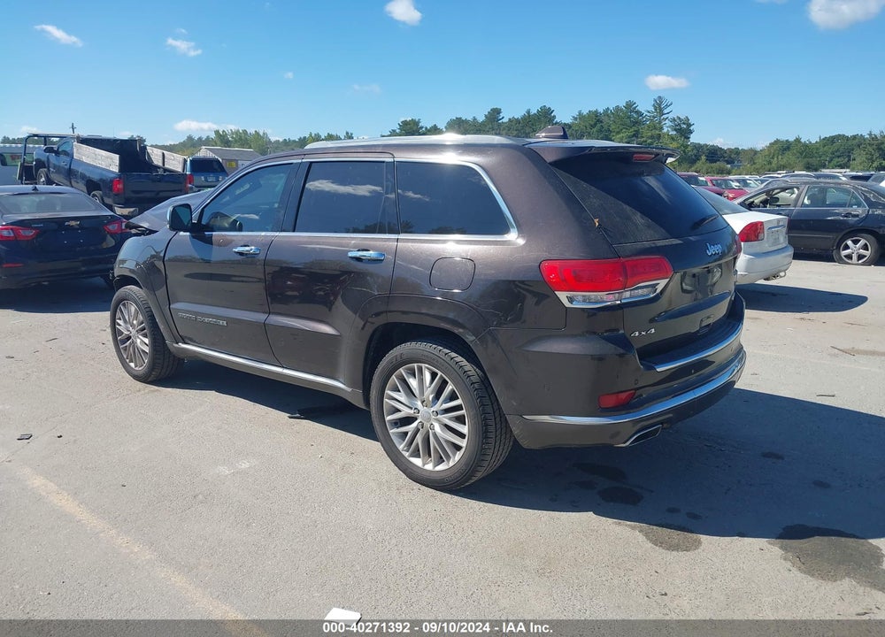 2017 JEEP GRAND CHEROKEE SUMMIT 4X4 VIN: 1C4RJFJG0HC607805