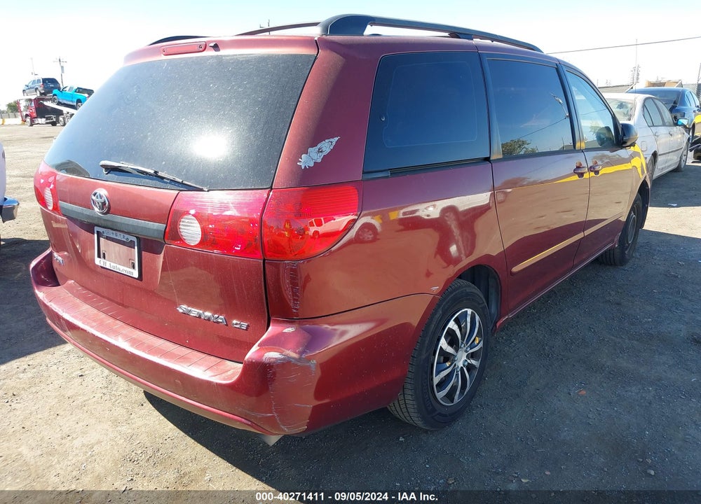 2006 TOYOTA SIENNA CE VIN: 5TDZA23C56S427783