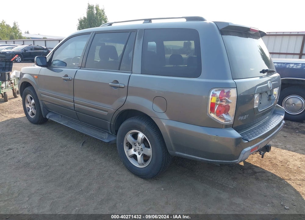 2008 HONDA PILOT EX-L VIN: 5FNYF187X8B055982