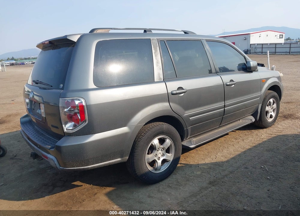 2008 HONDA PILOT EX-L VIN: 5FNYF187X8B055982