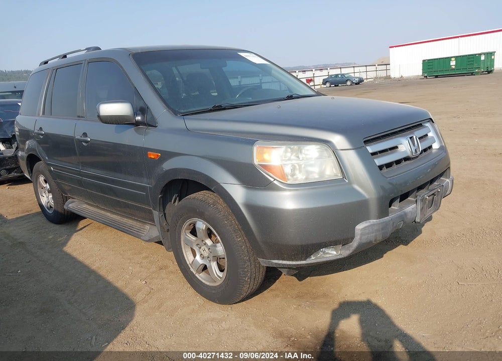 2008 HONDA PILOT EX-L VIN: 5FNYF187X8B055982