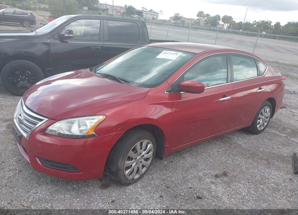 2014 NISSAN SENTRA S VIN: 3N1AB7AP4EY314012