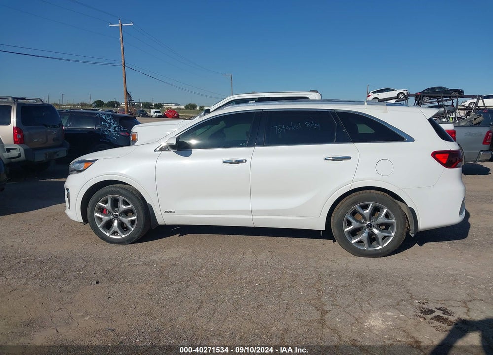2019 KIA SORENTO 3.3L SX VIN: 5XYPKDA50KG524854