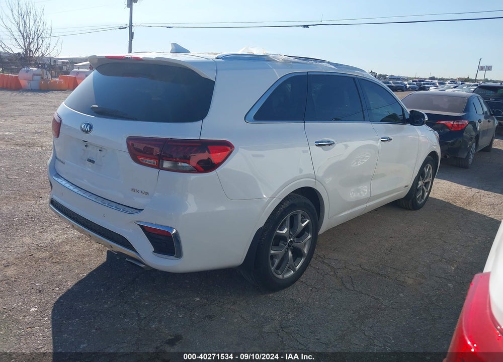 2019 KIA SORENTO 3.3L SX VIN: 5XYPKDA50KG524854
