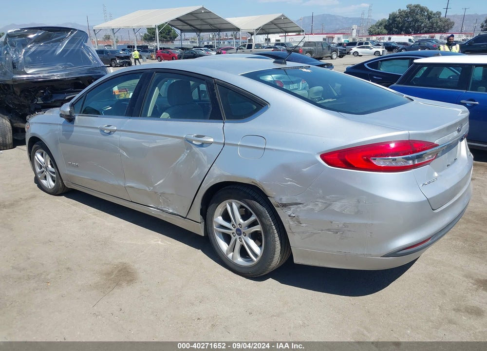 2018 FORD FUSION HYBRID S VIN: 3FA6P0UU6JR142346