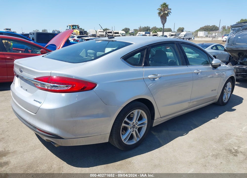 2018 FORD FUSION HYBRID S VIN: 3FA6P0UU6JR142346