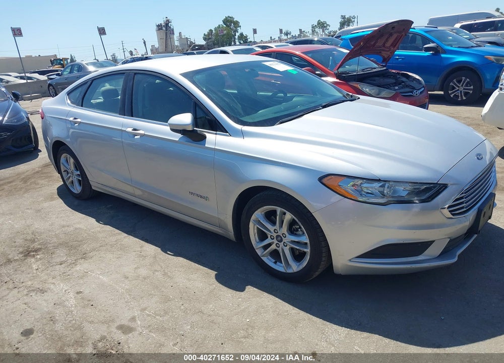 2018 FORD FUSION HYBRID S VIN: 3FA6P0UU6JR142346