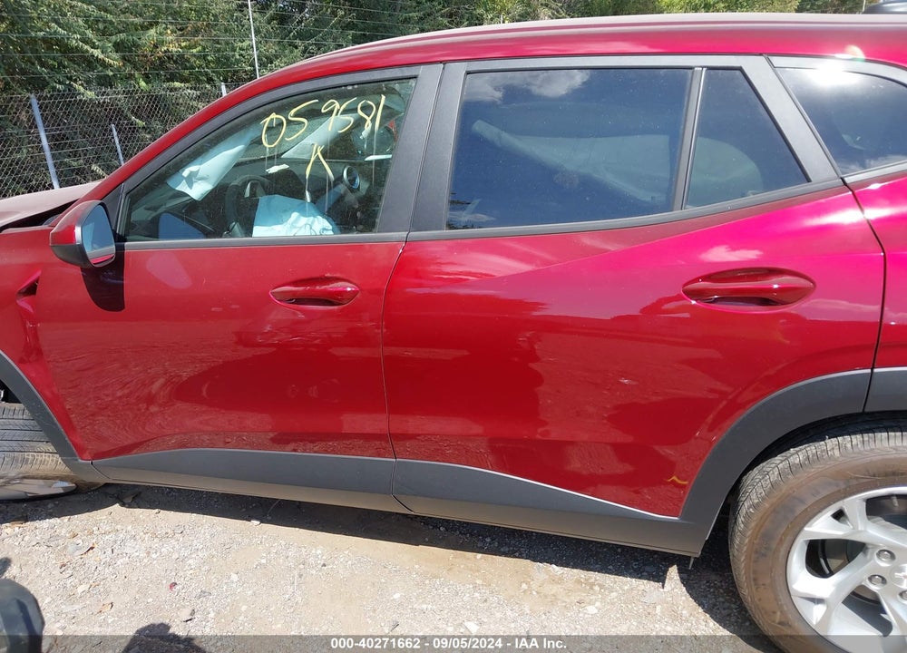 2024 CHEVROLET TRAX FWD SP VIN: KL77LFE24RC059581