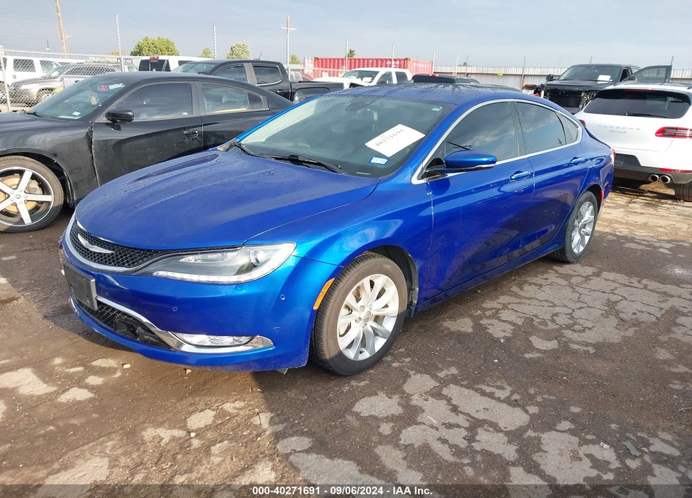 2015 CHRYSLER 200 C VIN: 1C3CCCCBXFN554987