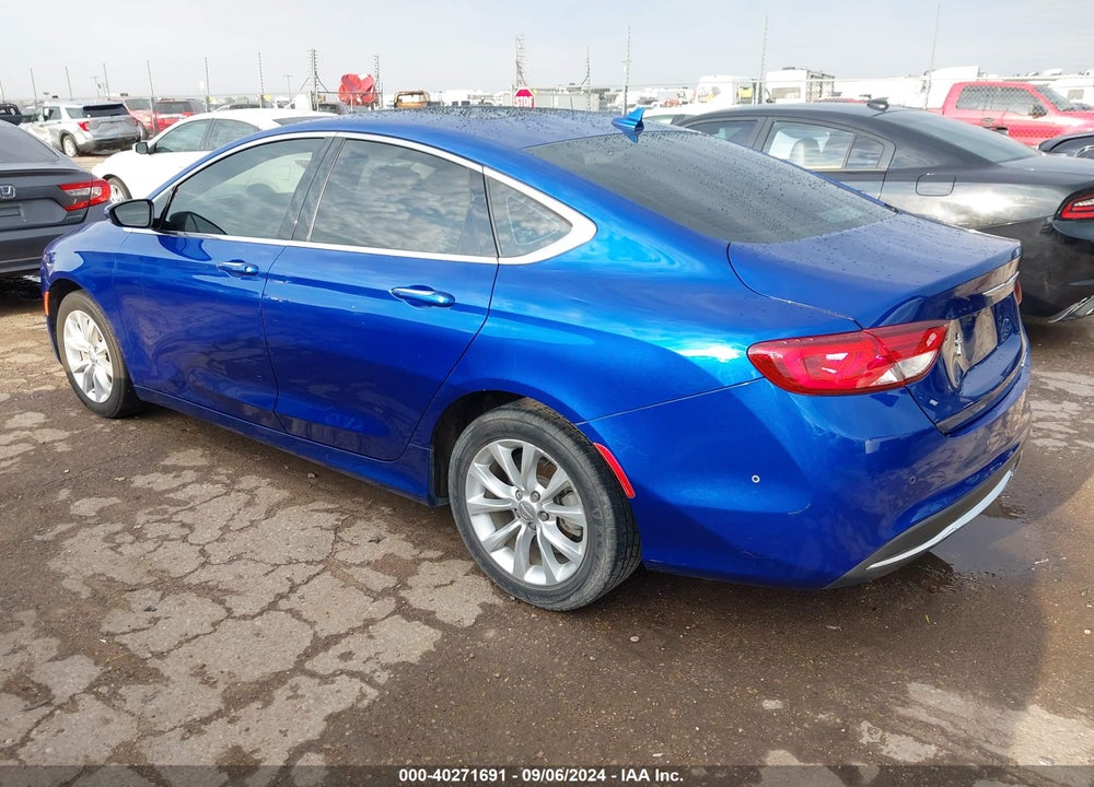 2015 CHRYSLER 200 C VIN: 1C3CCCCBXFN554987